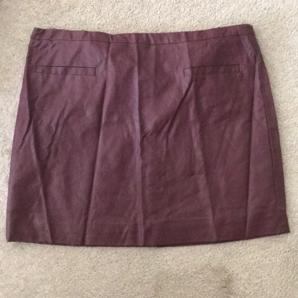 Promod pleather skirt
